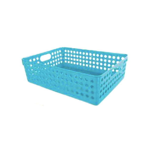 SD- Plastic Rectangular Basket 27cm- Pack Of 2