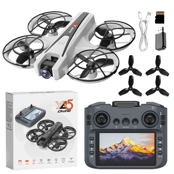 YL05 Explorer Smart Drone Large-Screen RC Toy Aircraft with Collision