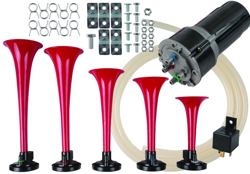 5-Horn Musical Air Horn - Plays "Oh Susanna