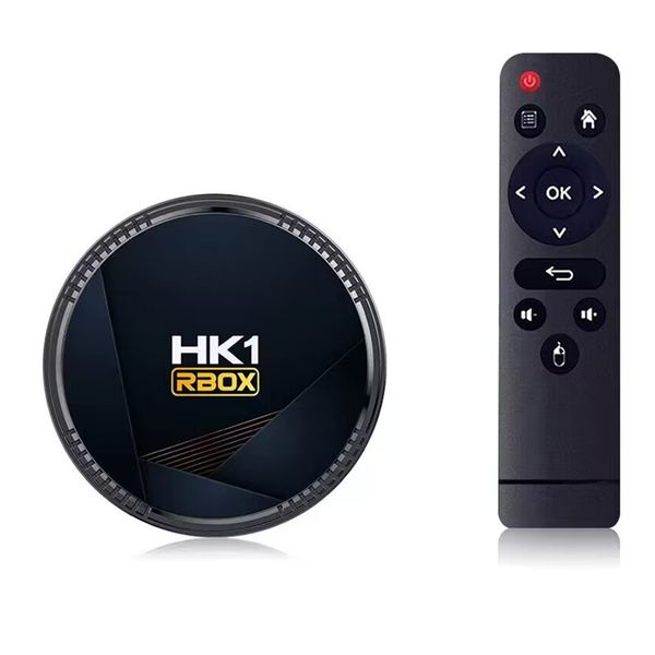HK1 Rbox-h8 wifi6 Ultra HD Android 12 Quad Core Smart TV Box Media Player