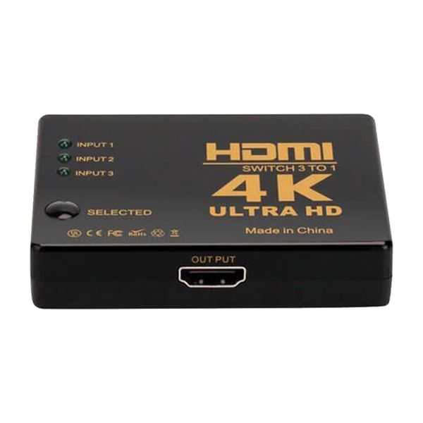 Onten 3 in 1 Out HDMI Splitter Converter 4K Ulta HD Switch