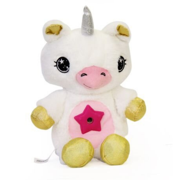 HornFlow Star Belly Dream Lites, Stuffed Animal Night Light Unicorn