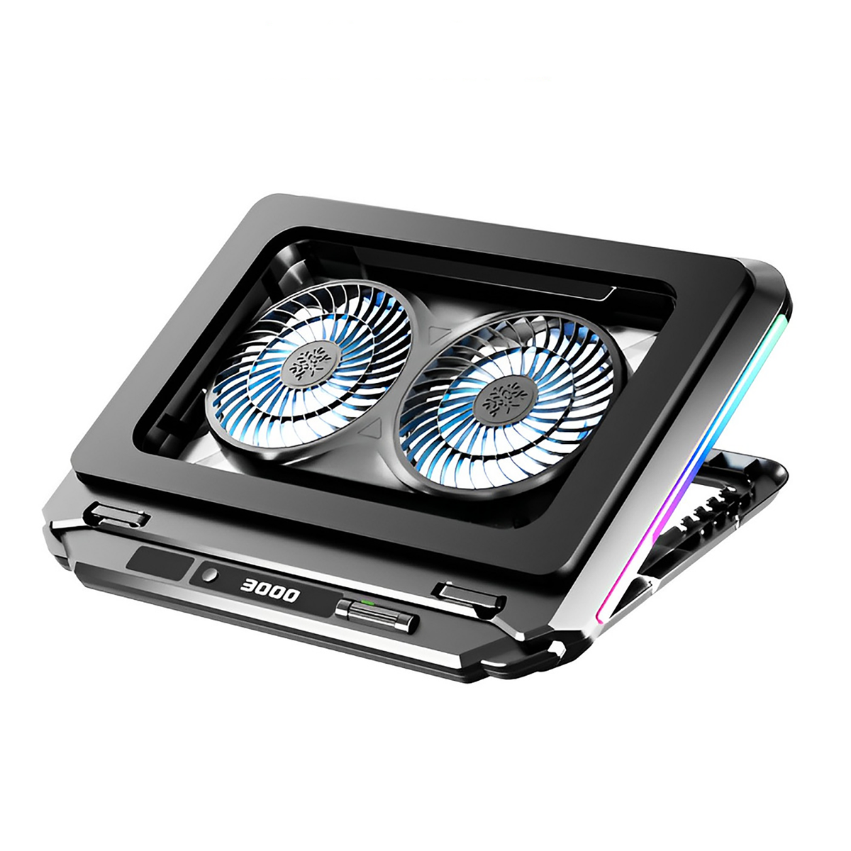 High-Performance Gaming Laptop Cooling Pad with Dual Powerful Fans