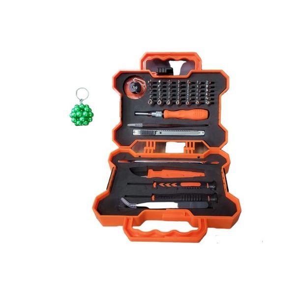 JG20375088 Screw Driver &amp; Drill Bit Set 53 In 1 And A Keyholder