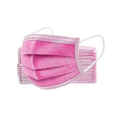 Face Mask - Kids 3 Ply Disposable Masks - Pink (Pack of 50) | Buy Online in South Africa | takealot.com