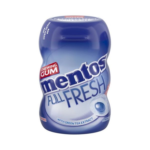 Mentos - Gum Nano Bottle Strong Mint - 10pc x 15 Pack