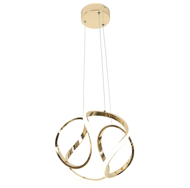 Rose Gold Modern LED Pendant Lights Aluminium &amp; Acrylic
