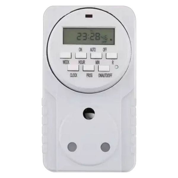 Digital Timer Plug Adaptor 3500W 230V-240V~ 50Hz Max 16A with LCD Display