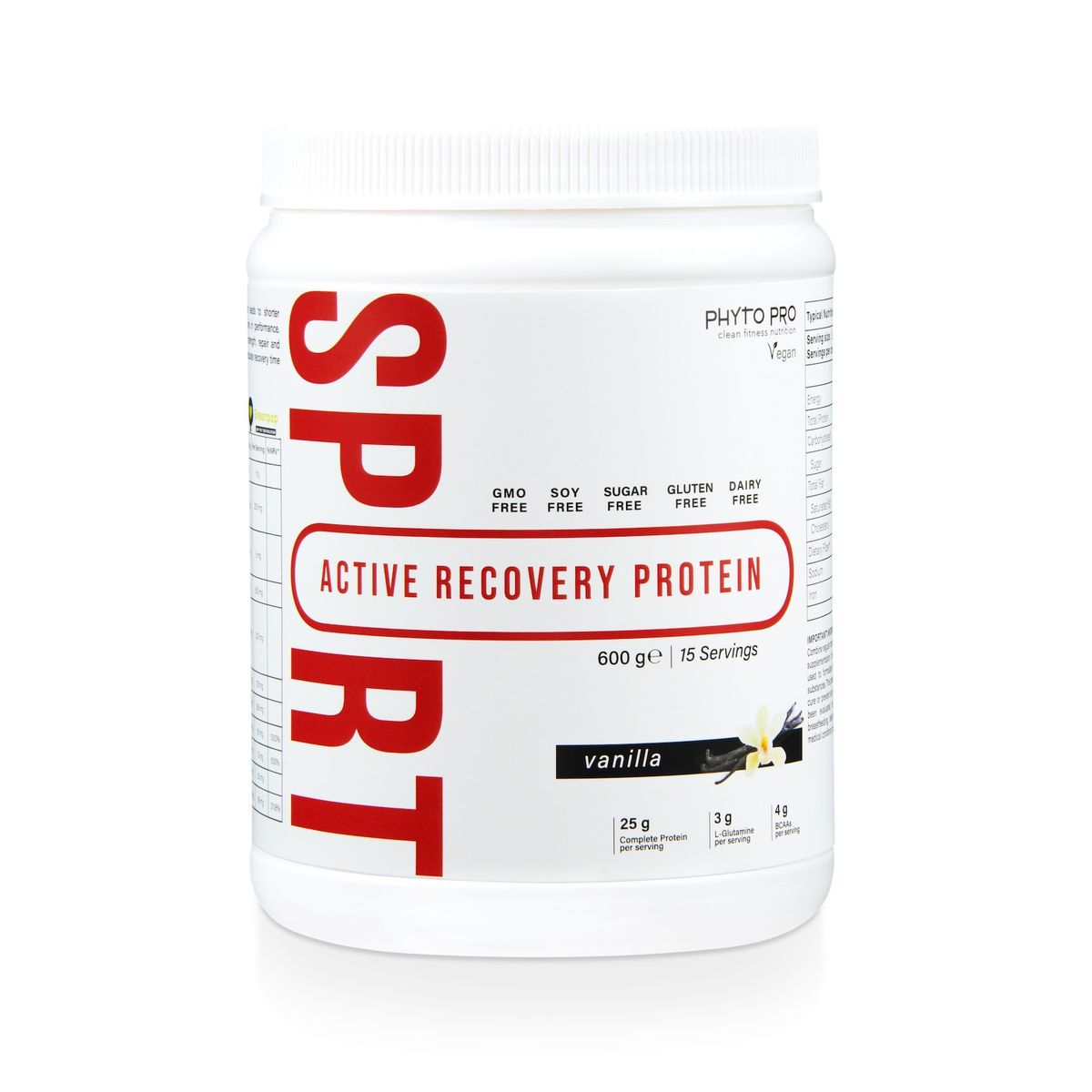 Phyto Pro SPORT Recovery Protein 600g - Vanilla
