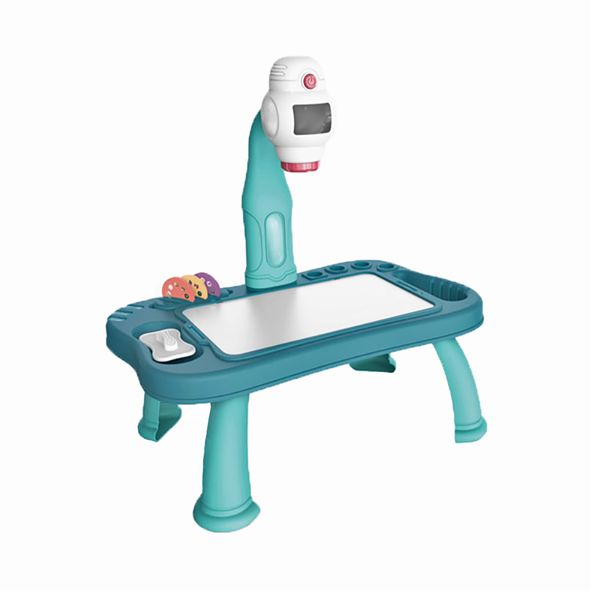 Projector Toy Drawing Table Set Painting Table Set Children Gift-Pink
