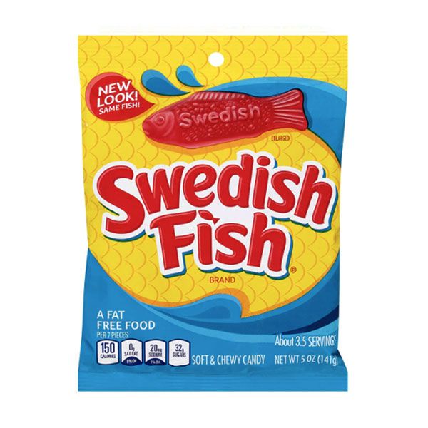 Swedish Fish Peg Bag Red 141g