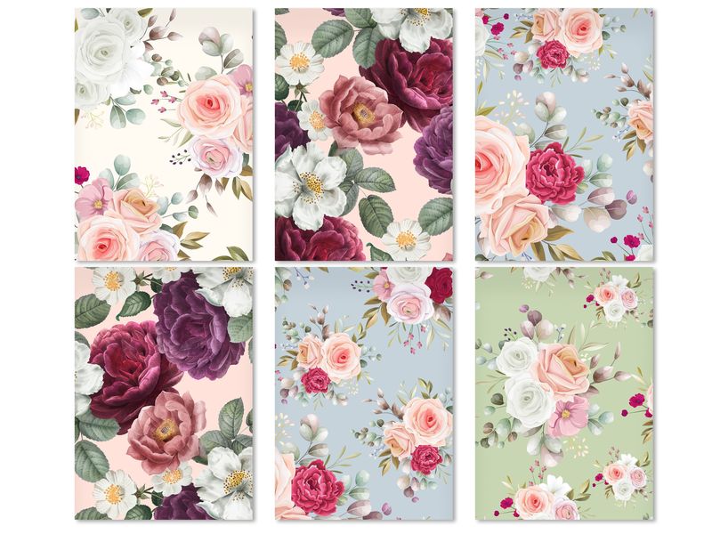 Greeting Cards: English Roses (6-Pack)