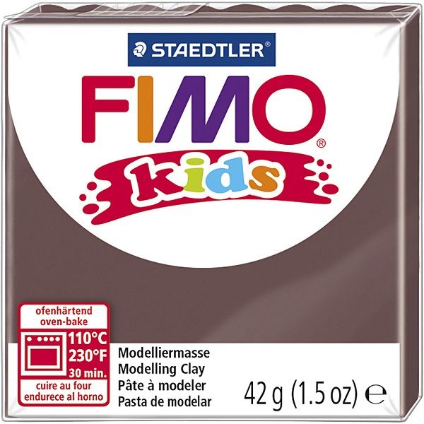 Staedtler Mod. clay Fimo kids brown 42g
