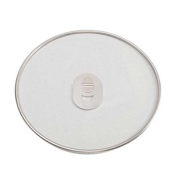 Stainless Steel Splatter Screen Mesh Pot Lid Cover- 25cm