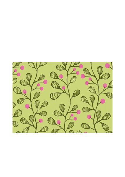 Paper placemats A3- leaves &amp; berries.
