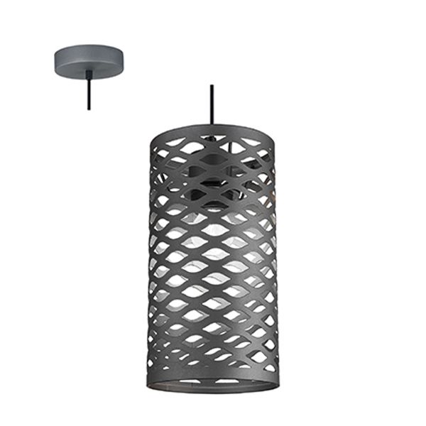 Radiant Pendant Metal - 130mm Grey E27 - 1 x 40w
