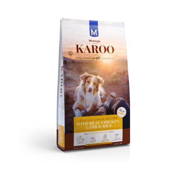 Montego Karoo Dog Food Senior All Breed Chicken &amp; Lamb (8kg)