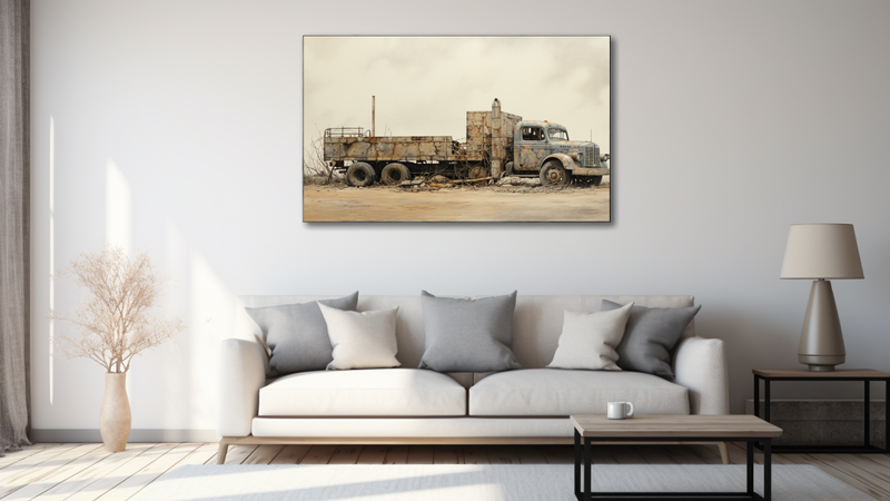 Canvas Wall Art - Derelict Domain Abstract - MT0551