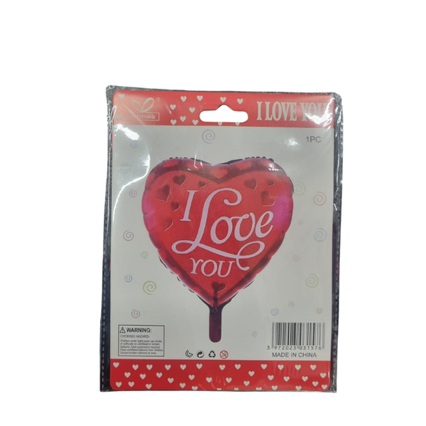 I Love You Foil Balloon- 1 Piece