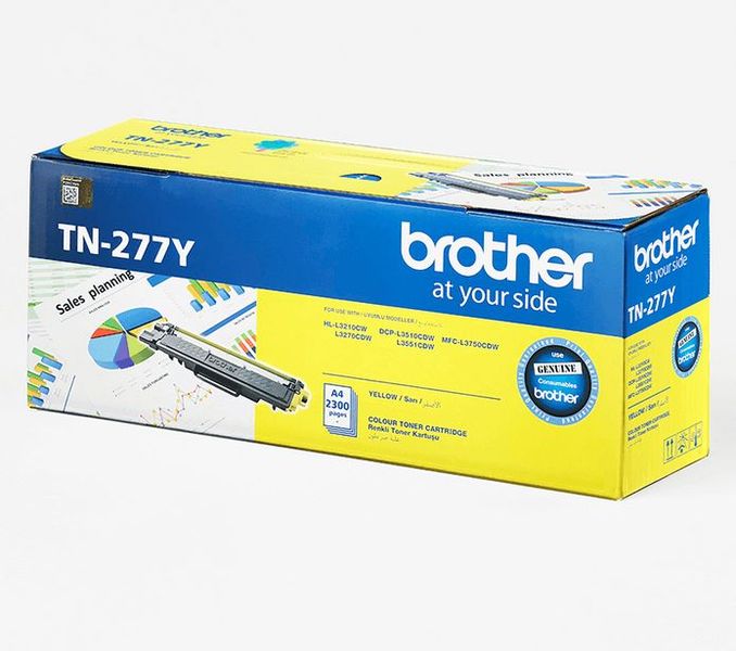 Brother Yellow Toner TN277C for HLL3210CW, DCPL3551CDW, MFCL3750CDW