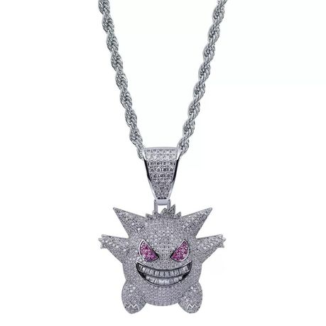 Iced out sale gengar chain