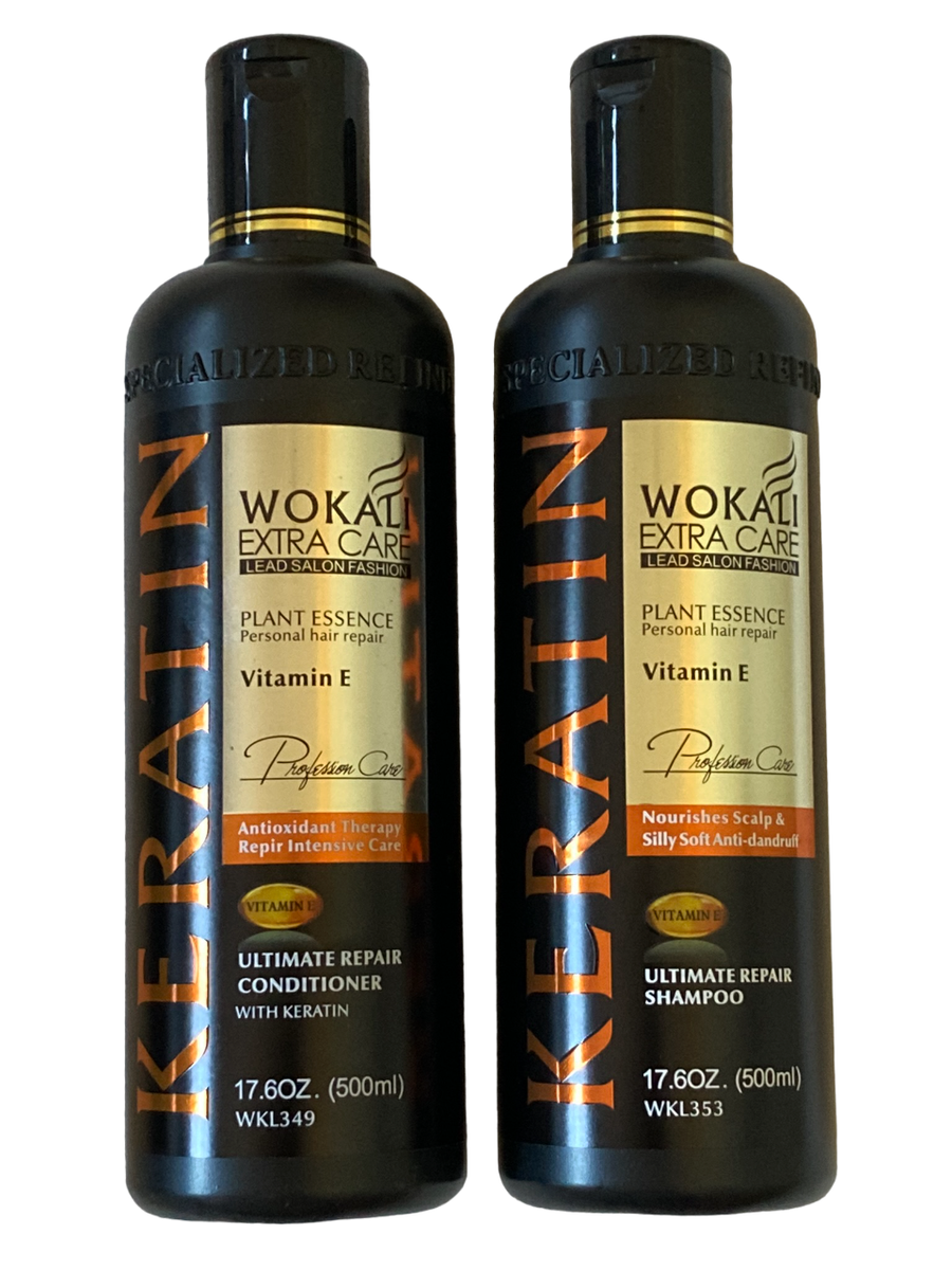 Wokali Extra Care Ultimate Repair Shampoo & Conditioner Pack Antioxidant