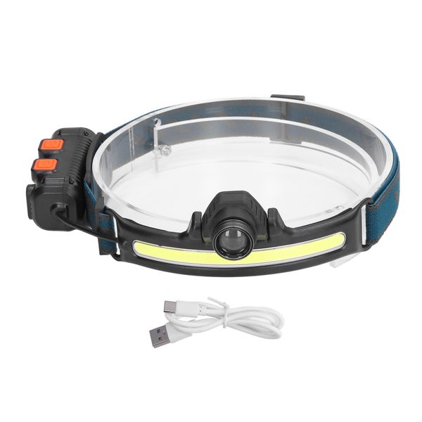 High Bright Led Induction Headlamp Usb Rechargeable Zoomable Head