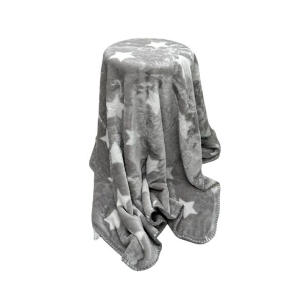 1 Ply Baby Blanket-Grey