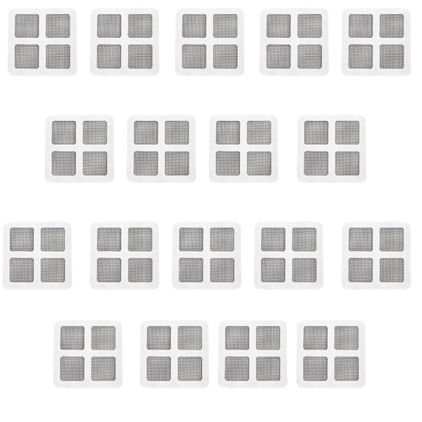 Window &amp; Door Screen Repair Patch Kit Easy Fix for Holes &amp; Cracks - 18 PCS