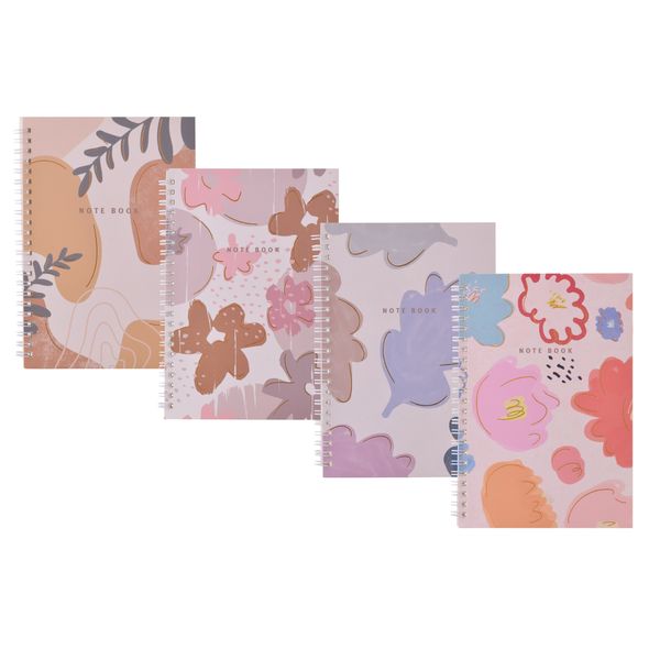 Marco A5 Floral Notebooks [4-Pack]