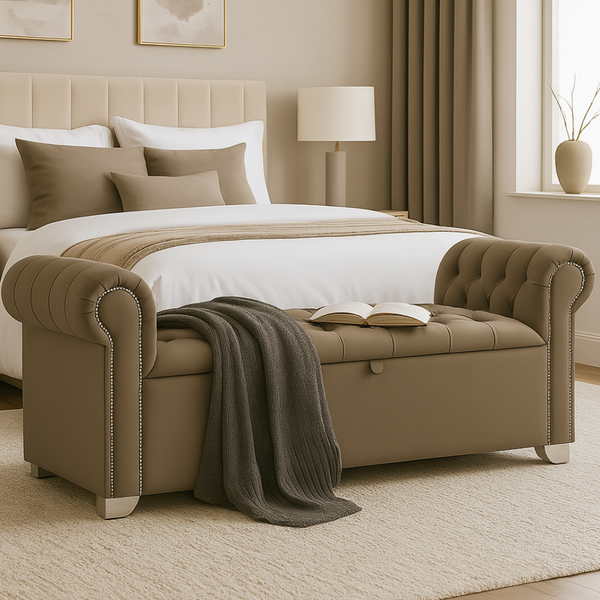 Destiny Sleigh Storage Ottoman