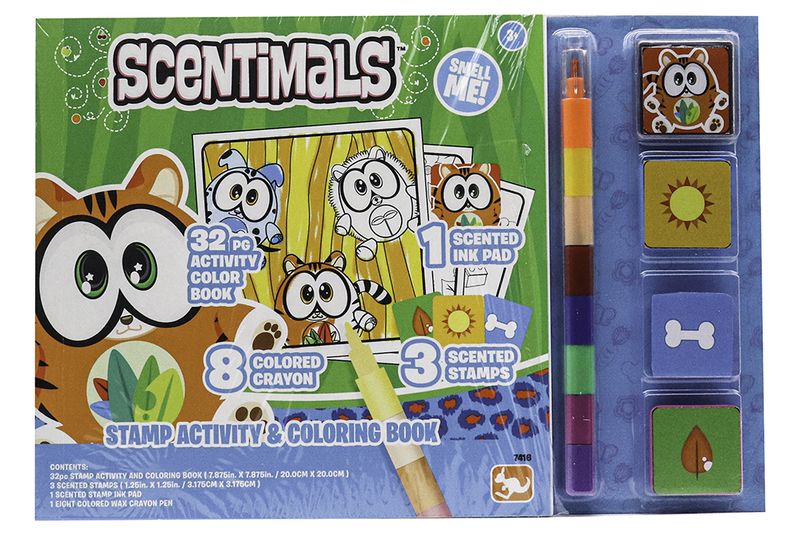 Scentimals Scentimals Scented Stamp Activity and Coloring Book