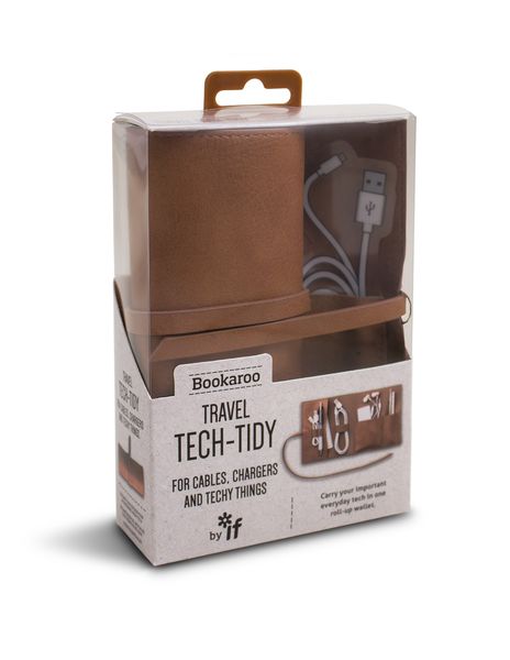 Bookaroo Travel Tech-Tidy-Brown