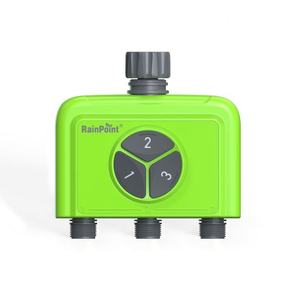 RainPoint Wireless Smart Wi-Fi 3-Zone Irrigation Timer (Device Only)