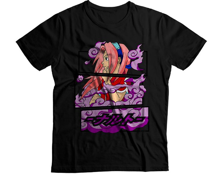 Sakura Haruno Cherry Blossom Strength Graphic T-Shirt