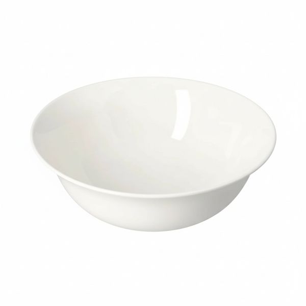 Ceramic Salad Bowl Set - White - 21cm - Set of 8