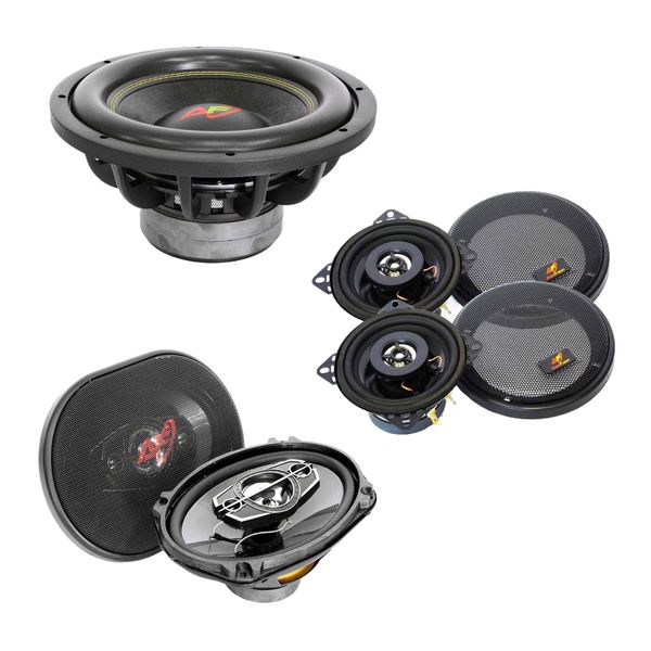 AudioFusion Car Audio Ultimate Speaker Combo