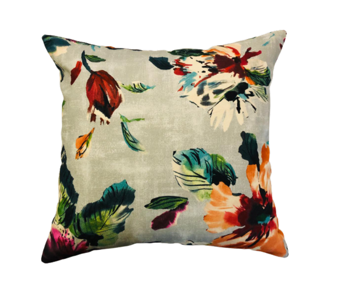 Midcentury Floral cushion - Inner included