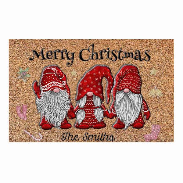 Christmas Doormat Non-Slip Doormats Indoor Entrance Mat Custom A
