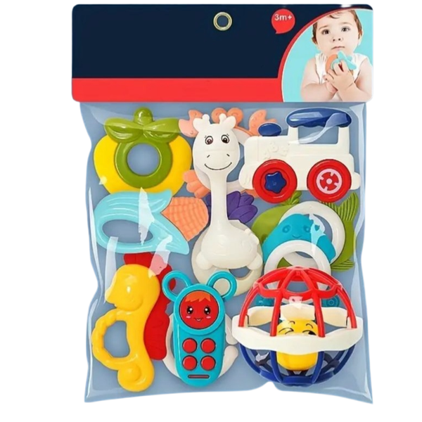 Baby Rattle &amp; Teething Toy Set
