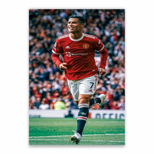 Ronaldo Celebrates For United Poster - A1