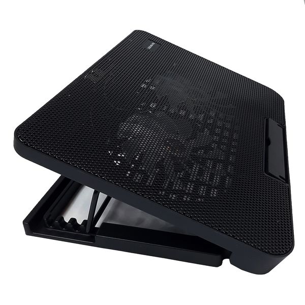 Universal Laptop Cooling Stand - USB Powered 17 Inch Smart Pad - Black
