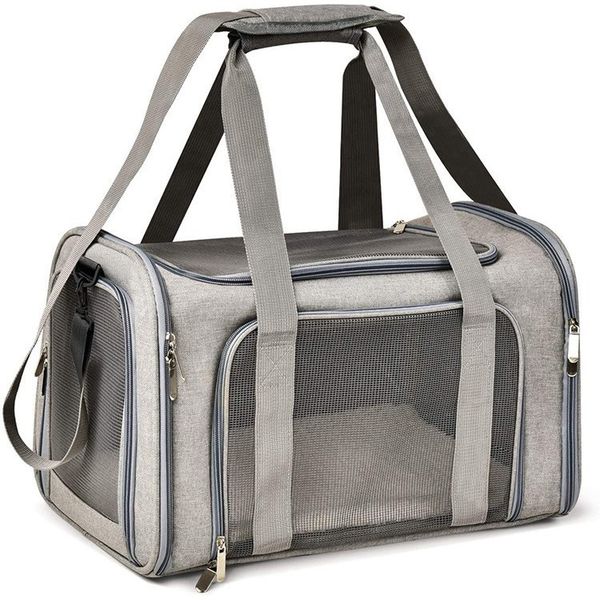 Portable Pet Carrier Bag for Dogs &amp; Cats - 51x33x33cm