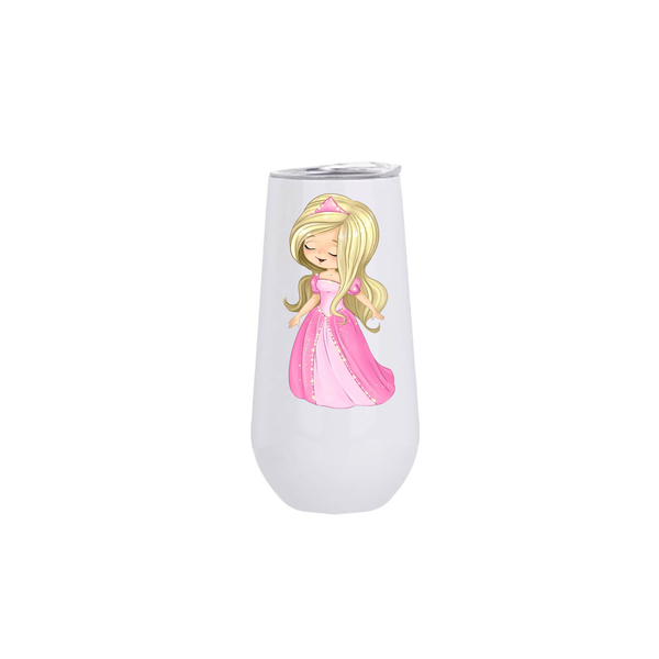 Pink Princess Kids Tumbler