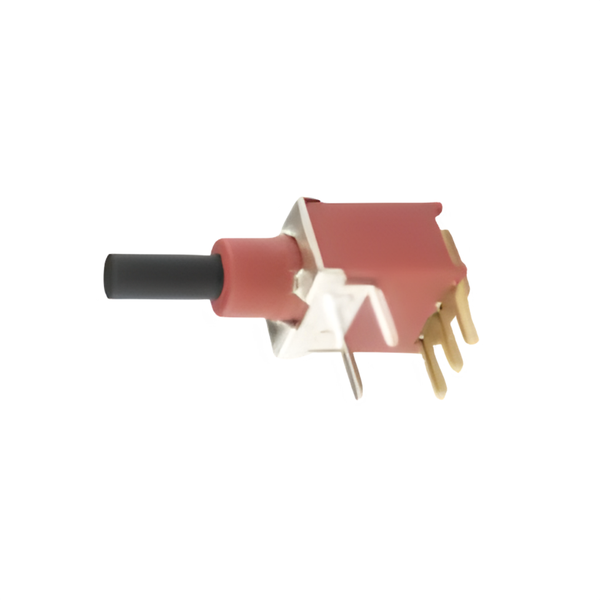 ES22A SPDT Push Button Switch 1CO Momentary Right Angle PCB Mount
