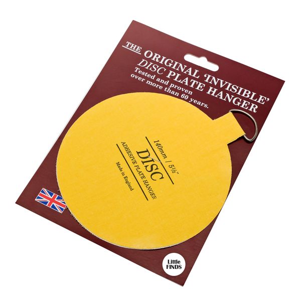 Invisible Plate Hooks - Adhesive Disk Hanger - 140mm - Little Finds