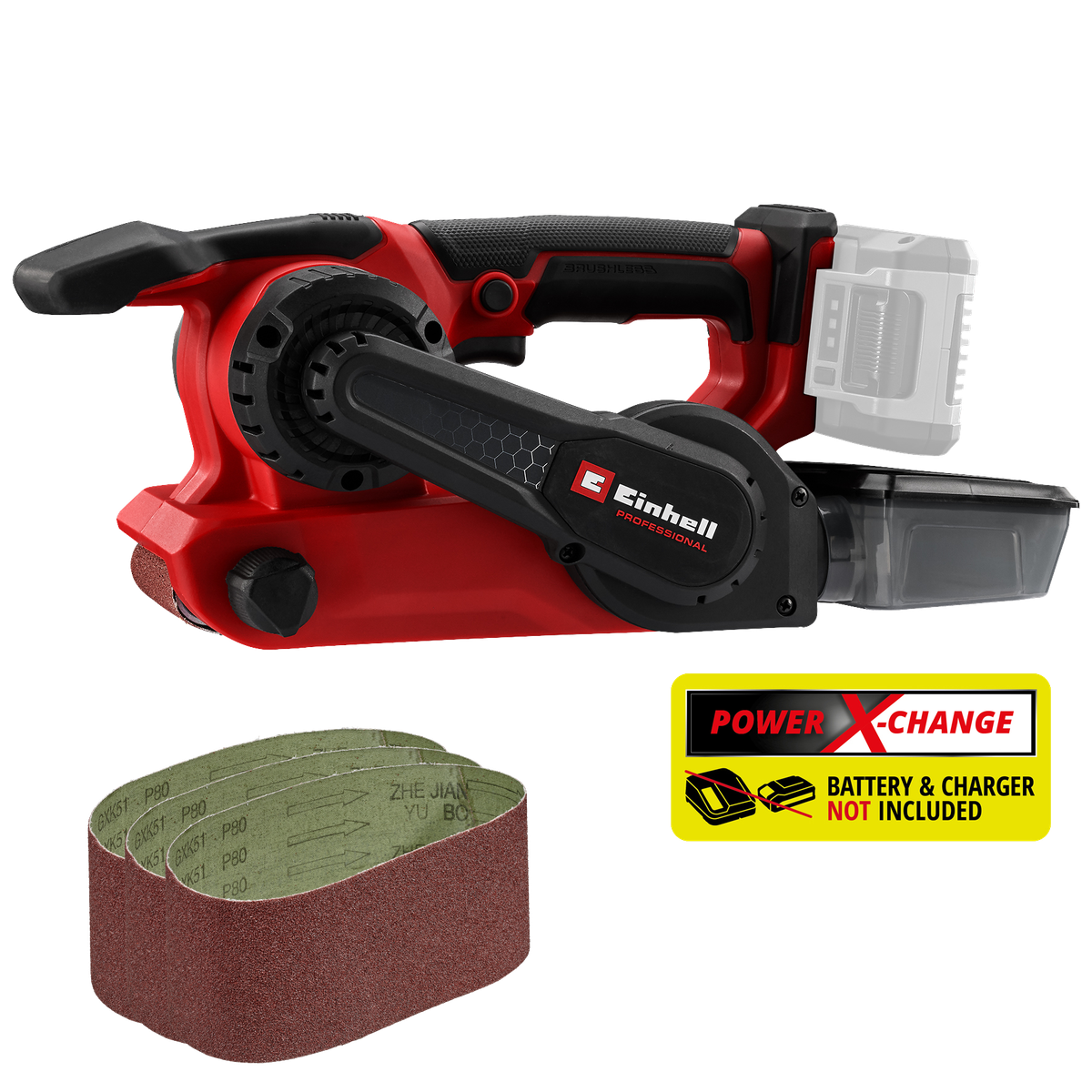 Cordless Belt Sander Einhell 18v Sander EINHELL Cordless Belt