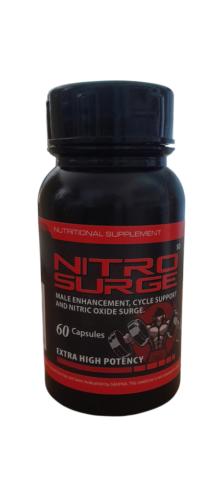 Nitro Surge Male Enhancement, Cycle Support & Nitric Oxide Surge - 60 ...