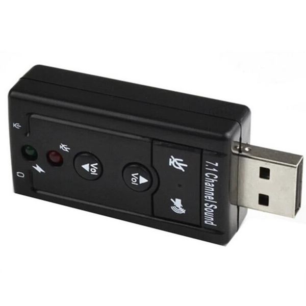 USB Sound Card Adapter 7.1 Channel