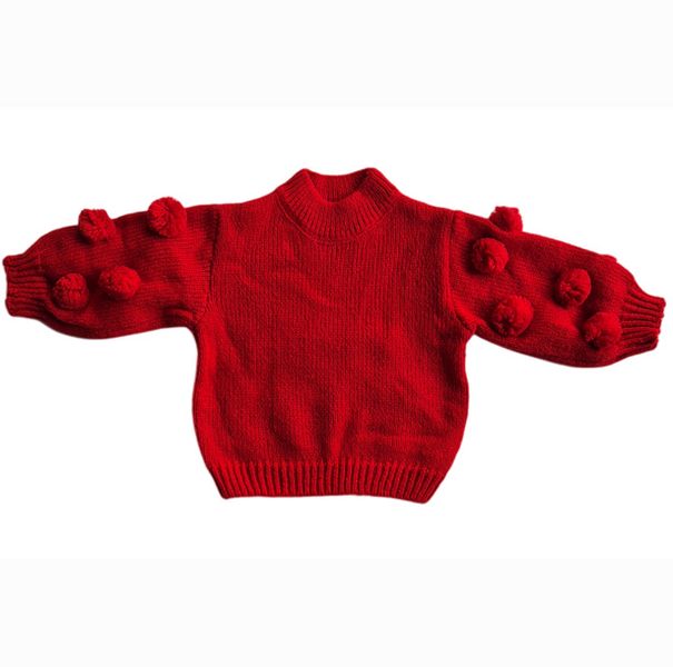 Pom Pom Jersey In Red